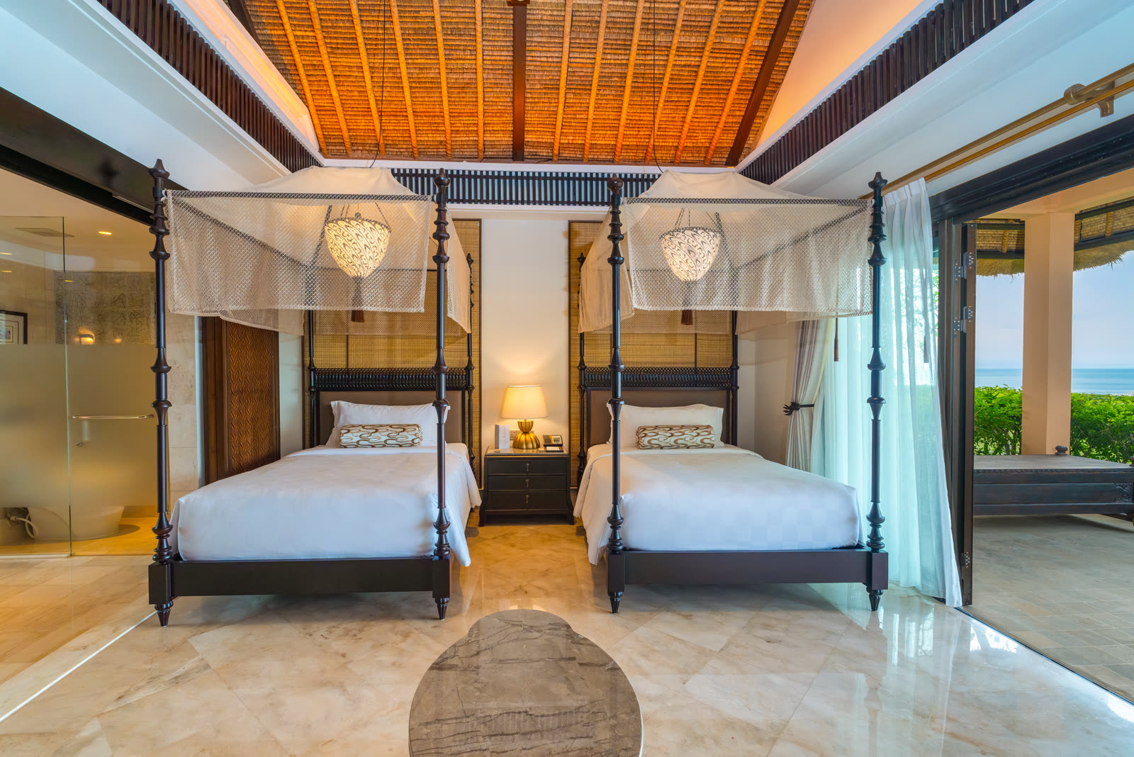 Two Bedroom Ocean Front Villa (Twin Bed)